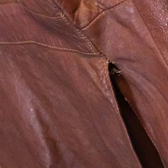 Men's Brown Leather Blazer by Angel Skin Leather by Grais